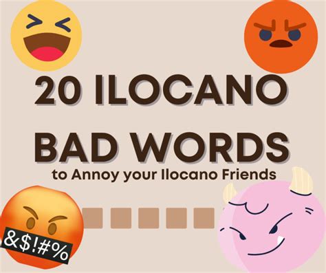 ilocano bad words|ILOCAKNOWS